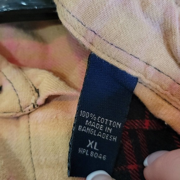 John Ashford Shirt Men XL Vintage Work Shirt Look Button Down - Picture 4 of 6